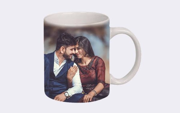 Customized mug with pictures.