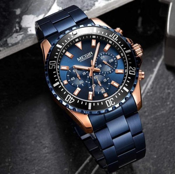 ⚠️❤💖❤❤Happy new year celebrations men luxury watch Blue colour [must Be Blue]