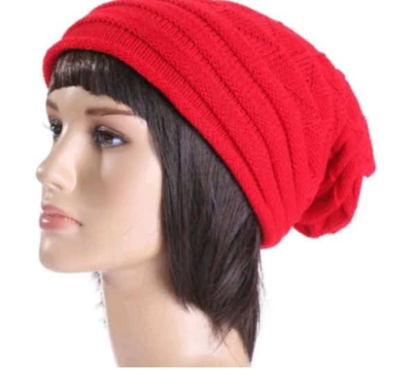 ⚠️❤❤Unisex Women's Men Knit Slouchy Baggy Beanie Oversize Winter Hat Ski Fleece Slouchy Cap