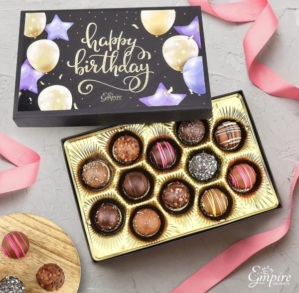 ⚠️❤Luxury Happy birthday customized box of Assorted chocolate 🍫 for Foodies and chocolates lover.