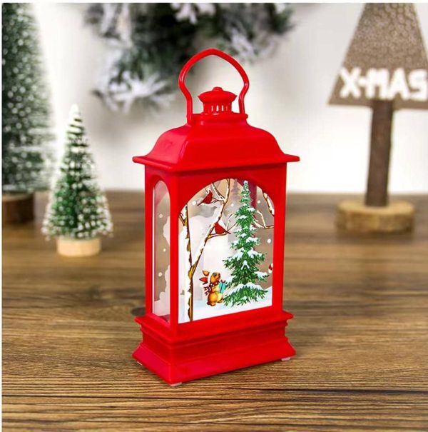 ⚠️⚠️⚠️⚠️⚠️⚠️⚠️⚠️⚠️⚠️Led light up Christmas latern lamp  christmas tree hanging mini flower design.