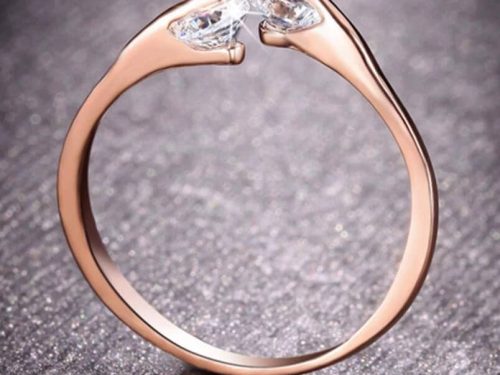 ⚠️ 0.3 Gold plated ring to loved ones door step .adjustable size works for size 6 size 7 size 8 size9