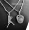 ⚠️ 0.00000008 couple silver plated necklace from a jewelry company in usa.2 necklace would deliver.