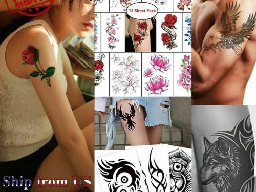 ⚠️ 0.0000000007 Temporal tatoo stickers for your loved ones abroad in usa.12 tatoo in a pack so receiver gets 12 tatoo to choose from.