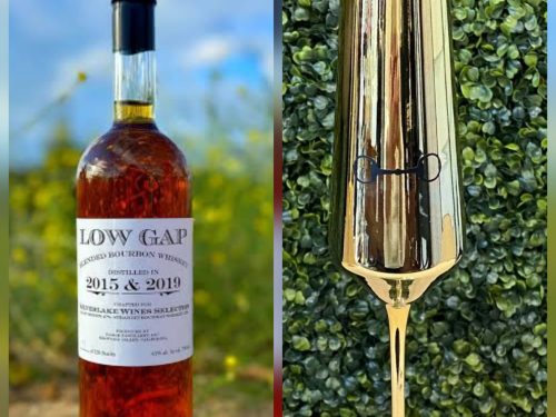 ⚠️ 0.000000000000000000006 Non alcohoic wine plus gold plated cup ...a fruit wine would be sent plus a gold plated cup to match celebration mood.